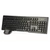 A4Tech 7100N belaidė klaviatūra su pele RF Wireless QWERTY juoda