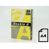 Spalvotas popierius Double A, 80g, A4, 500 lapų, citrininis