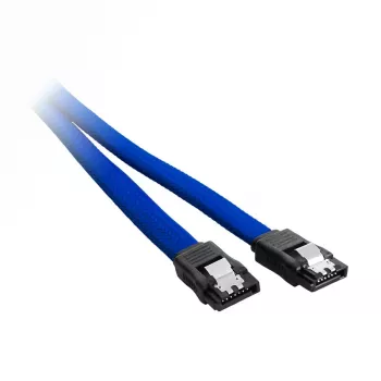 CableMod ModMesh – SATA kabelis – Serial ATA 150/300/600 – SATA (W) į SATA (W) – 60 cm – mėlyna (CM-CAB-SATA-N60KB-R)