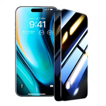 Privatumo stiklo ekrano apsauga Torras Install Master, skirta iPhone 16 Plus (modelis X00FX1563)