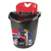 Kibiras su šluostės gręžtuvu Vileda 157870 — juodas, 10 L, tinka Ultramax ir Ultramax XL, 380×300×380 mm