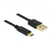 USB laidas DeLOCK 85209 USB 2.0 3 m USB A USB C Juodas
