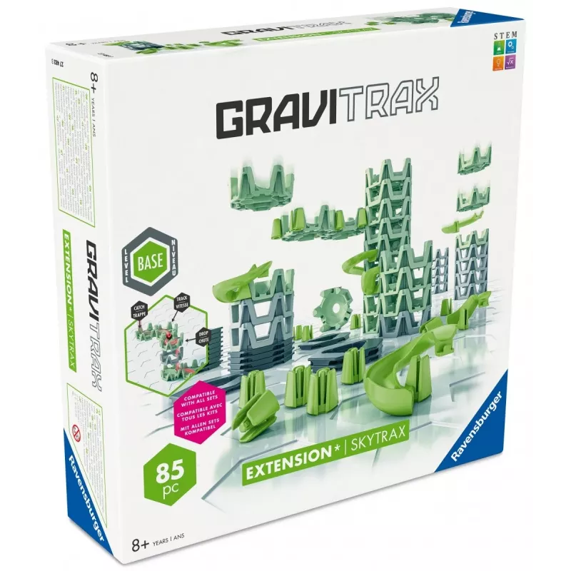 Žaislinis rutuliukų bėgių takelis Ravensburger GraviTrax Extension Skytrax amžius 8+