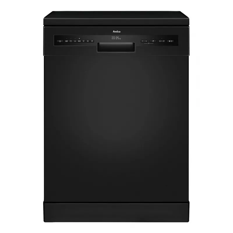 Laisvai pastatoma indaplovė AMICA MV 637 DCB — 14 vietų komplektų, Pilno dydžio 60 cm, Inverterinis variklis, 7 programos, 44 dB