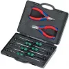 Daugiafunkcinės replės Knipex Knipex dėklas elektronikos replėms raudonos