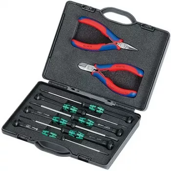 Daugiafunkcinės replės Knipex Knipex dėklas elektronikos replėms raudonos