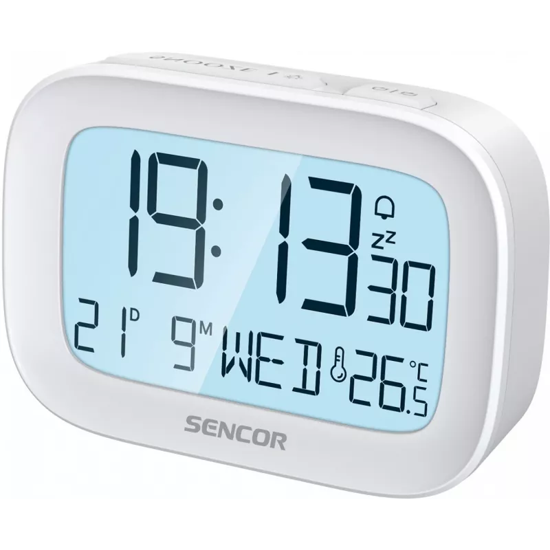 Skaitmeninis žadintuvas SENCOR SRC 2200 su LED ekranu ir atsarginiu baterijos maitinimu