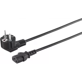 Maitinimo kabelis ShiverPeaks 60008 — Schuko kištukas prie IEC C13 jungties, 5 m ilgio