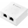 Renkforce tinklo adapteris paviršiniam montavimui CAT 6 2 prievadų baltas (RF-4540914)