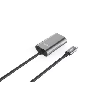 USB kabelis UNITEK U305A 5 m USB 3.2 Gen 1 USB C pilkas