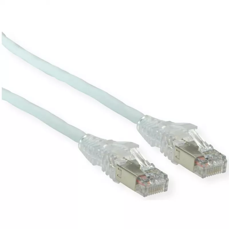 Datwyler - komutacinis kabelis - RJ-45 (M) to RJ-45 (M) - 2 m - SFTP, PiMF - CAT 6 - Halogen-Free - Pilka (21.05.0520)