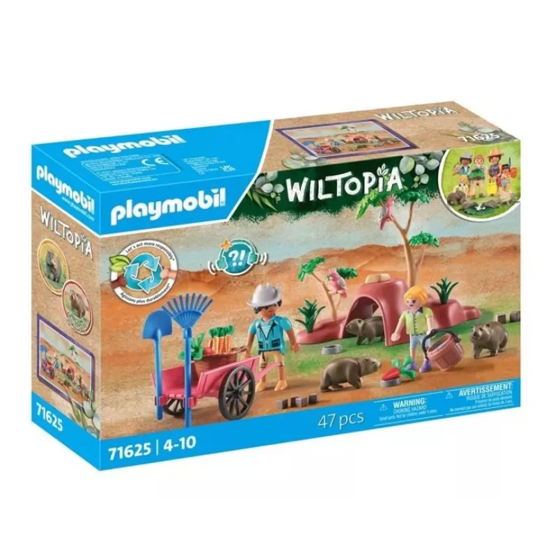 Wiltopia 71625 Wombat Shelter Figure Set