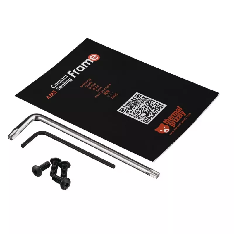 Rėmelio atnaujinimo rinkinys Thermal Grizzly TG-CSF-AM5 aliumininis juodas