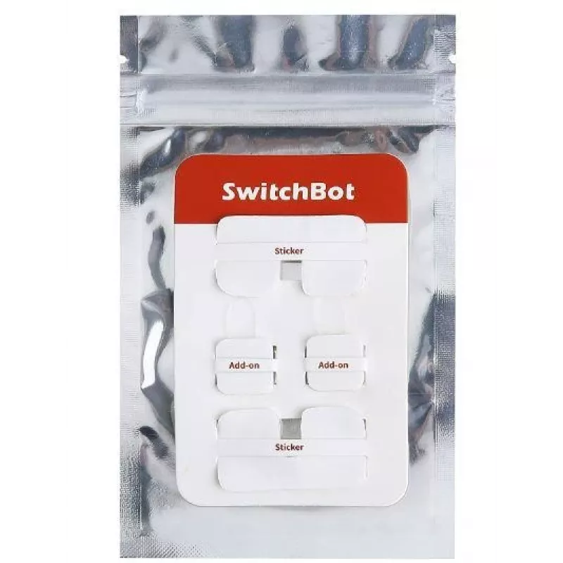 SwitchBot Add-On Sticker belaidis valdymas – išmaniųjų namų papildomas lipdukas (ADD-ONSTICKER)