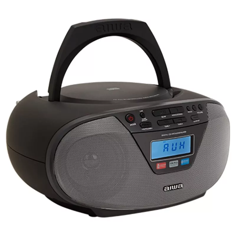 Audio Micro System Aiwa BBTU-400BK, CD/MP3/FM-PLL/BT grotuvas (juodas)