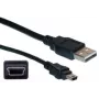 6 pėdų konsolės kabelis su USB A tipo ir mini-B jungtimis