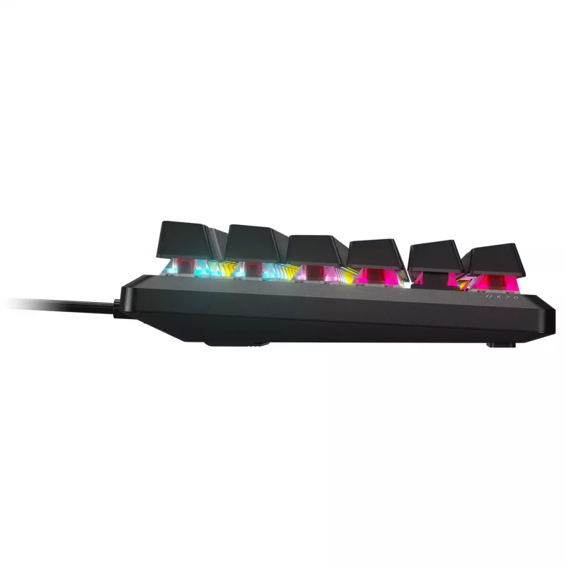 “Corsair K70 CORE RGB” klaviatūra, žaidimams, USB, QWERTZ, vokiečių k., pilka