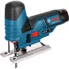 Akumuliatorinis siaurapjūklis GST 12V-70 Professional, 12 voltų (mėlyna/juoda, 2 ličio jonų akumuliatoriai 3,0 Ah, L-BOXX dėžėje)