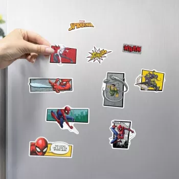 Šaldytuvo magnetukai Paladone Spider-Man dizaino, 6 vnt. rinkinys