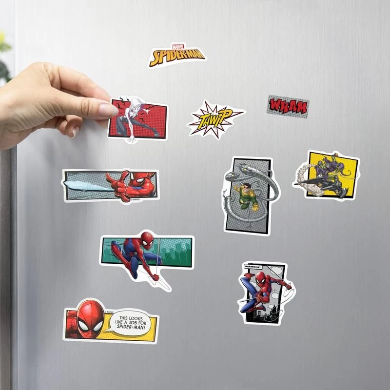 Šaldytuvo magnetukai Paladone Spider-Man dizaino, 6 vnt. rinkinys