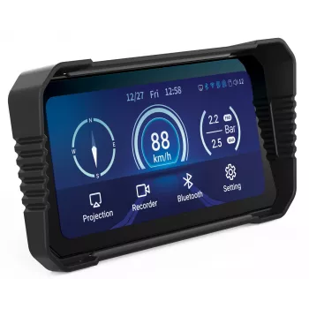 Vaizdo registratorius Navitel MS850 DUAL — dviejų kanalų motociklo registratorius su Wi‑Fi
