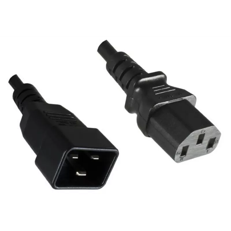 Microconnect PE030605 maitinimo laidas juodas 0,5 m C13 jungtis C20 jungtis