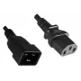 Microconnect PE030605 maitinimo laidas juodas 0,5 m C13 jungtis C20 jungtis