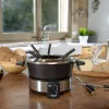 Fondiu rinkinys Taurus FF2 2 L 8 asmenims, nerūdijančio plieno korpusas, 1000 W, 230 V, juoda/sidabrinė