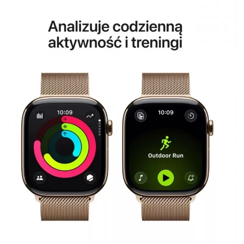 Išmanusis laikrodis Apple Watch Series 11 GPS + Cellular 42mm Gold Titanium Case