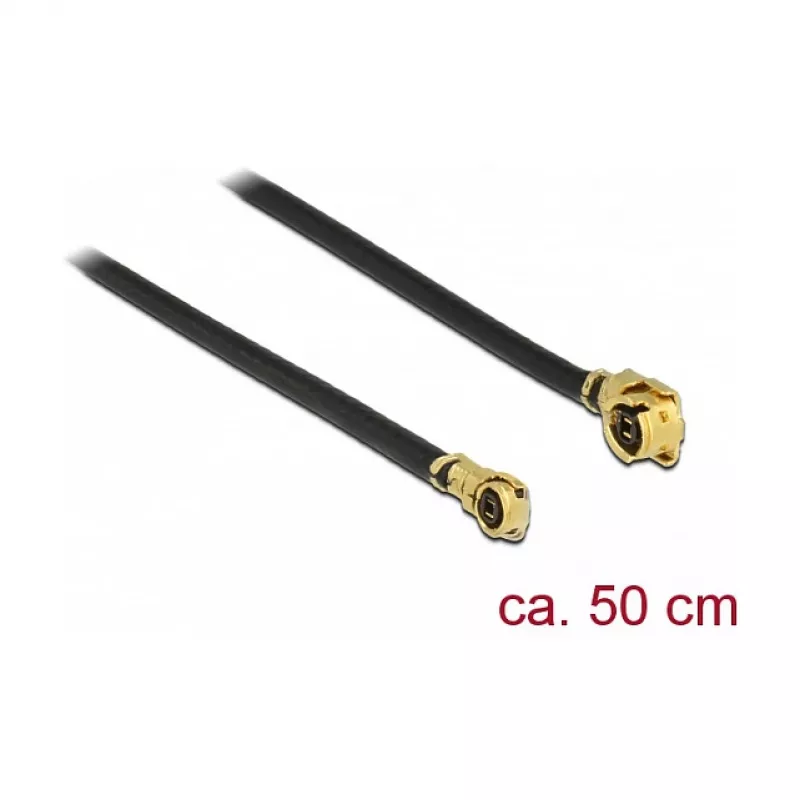 Koaksialinis kabelis DeLOCK 89651 0,5m MHF I-PEX MHF IV HSC MXHP32