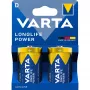 Baterija Varta LONGLIFE Power D — 2 vnt.