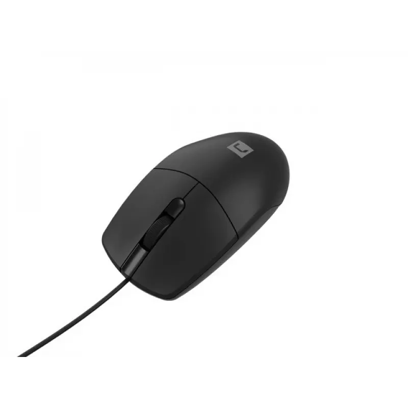 Laidinio biuro pelė NATEC Ruff Plus USB Type-A, dešiniarankė, 1200 DPI, 3 mygtukai, juoda