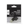 HDMI jungčių adapteris GEMBIRD A-HDMI90-FML, HDMI į HDMI, stačiakampis 90° adapteris, juodas