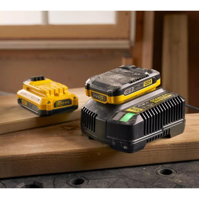 STANLEY SFMCD700D2A-QW 20V gręžtuvas/suktuvas