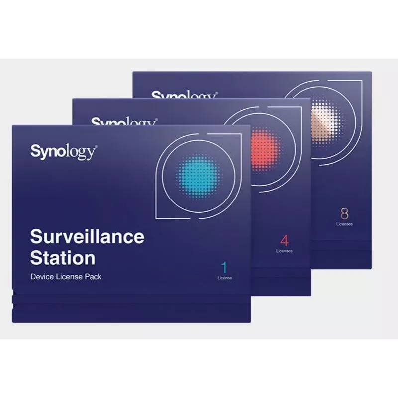 Programinės įrangos licencija /SURVEILLANCE/STATION PACK8 įrenginiui Synology