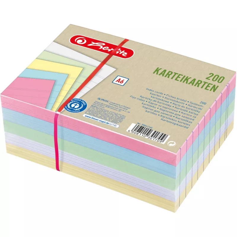 Index Card Herlitz 50041145 Multicolour