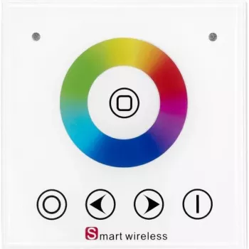 LED juostos sieninio skydelio valdiklis EUROLITE 50531118 RGB RF, belaidis nuotolinis valdymas RGB LED plokštėms