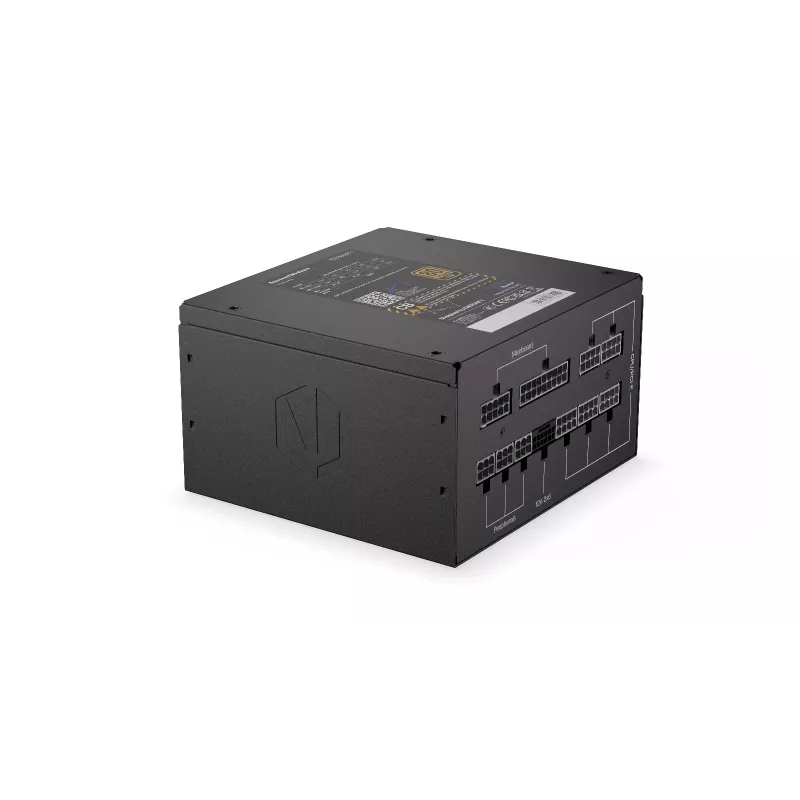 Maitinimo blokas ENDORFY Supremo FM6 850 W, 24 kontaktų ATX, visiškai modulinis, 80 PLUS Gold, 120 mm ventiliatorius, juodas