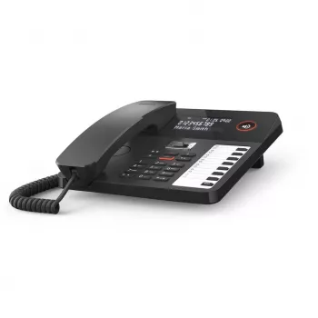 DECT telefonas Gigaset DESK 800A Laidinis ragelis 200 telefonų knygos įrašų Juodas