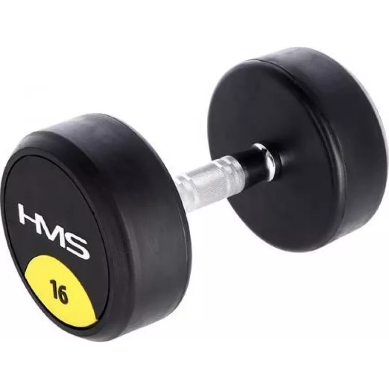 Gumuotas hantelis 16 kg HMS HG PRO 16