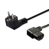 Maitinimo kabelis SAVIO CL-115 IEC C13 į kištuką, 1,2 m, juodas
