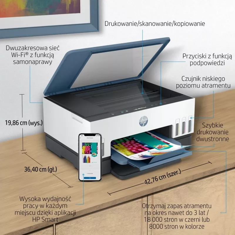 HP Smart Tank 675 universalus rašalinis spausdintuvas A4 4800 x 1200 DPI 12 ppm Wi-Fi