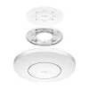 Belaidis prieigos taškas Cudy AP11000 — trijų juostų Wi‑Fi 6 (2,4/5/6 GHz), 5760 Mbps, MU‑MIMO, lubų/sienos montavimas