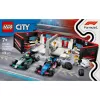 LEGO CITY 60444 F1 garažas su Mercedes-AMG ir Alpine automobiliais