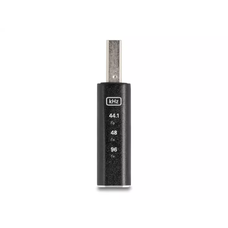 DeLOCK kabelio jungties adapteris USB 2.0 Type-A 3,5 mm 4 kontaktų juodas 68001