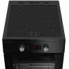 Indukcinė viryklė su elektrine orkaite Beko FSM59305BDT, 60 l, 50 cm pločio, juoda, A energijos klasė, 4 zonų greitoji indukcinė kaitlentė