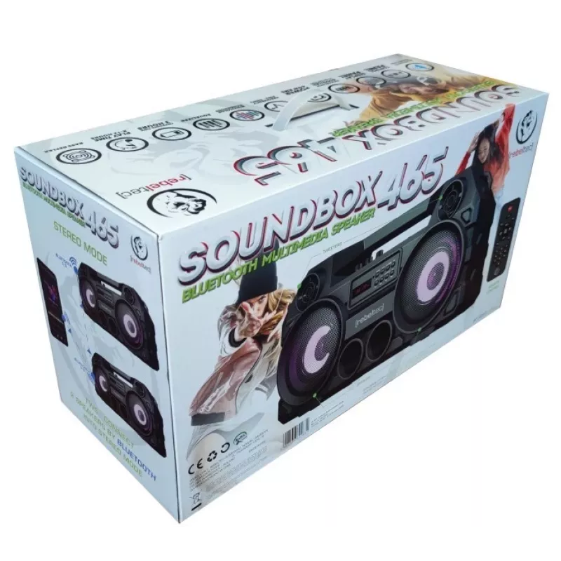 Rebeltec Bluetooth Reproduktorius SoundBOX 465 ierny