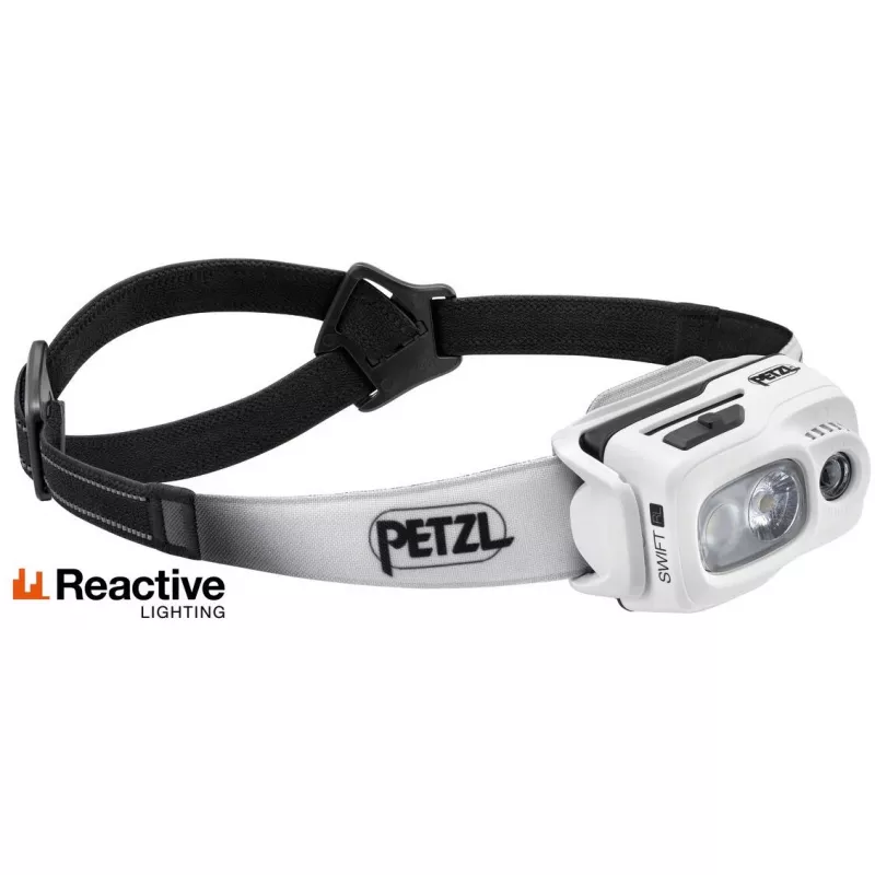 Petzl SWIFT RL Juoda, White galvos apšvietimo žibintuvėlis LED