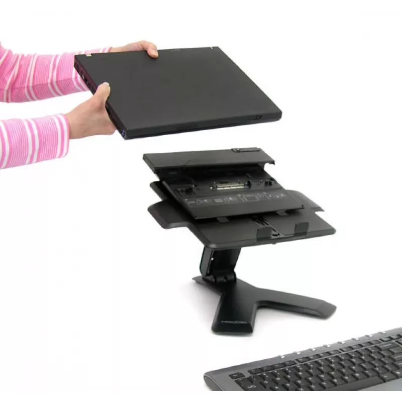 Nešiojamojo kompiuterio stovas Ergotron Neo-Flex™ Notebook Lift Stand juodas