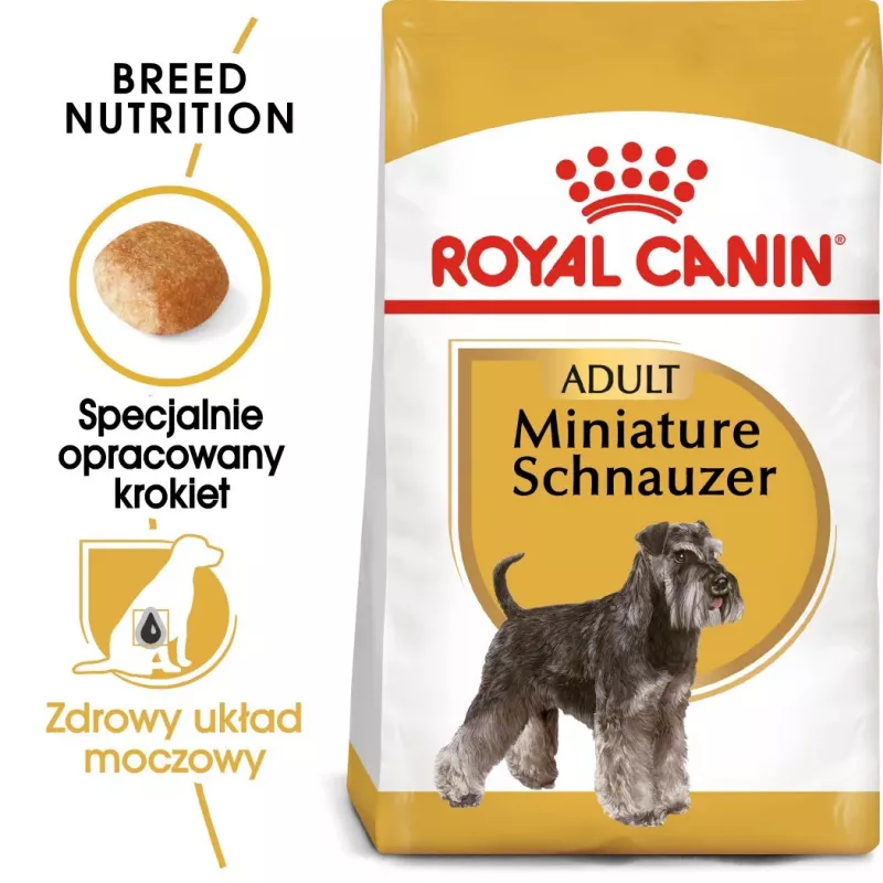 Sausas šunų maistas Royal Canin Miniature Schnauzer Adult, paukštiena, 3 kg, mažoms veislėms
